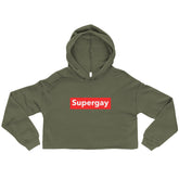 Supergay Crop Hoodie